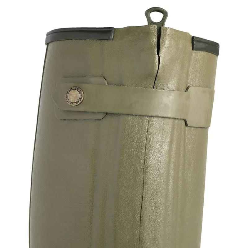 Le Chameau Ladies Chasseur Neoprene Lined 38cm Calf Wellingtons Vert Vierzon -3